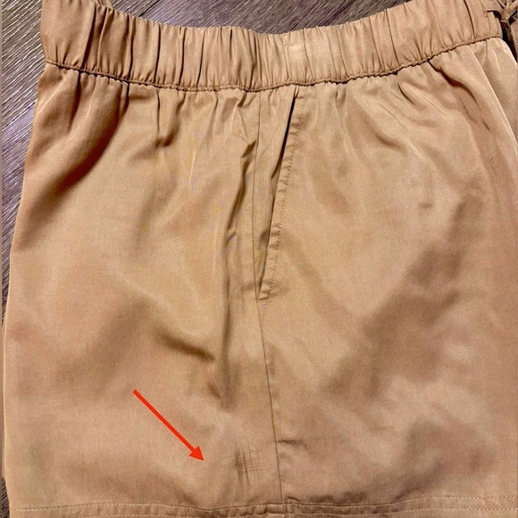 Banana Republic | Tencil Pull On 4”Inseam High Waist Tan Dressy Shorts - Picture 8 of 11